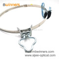 J Hook suspension clamp for ADSS cables